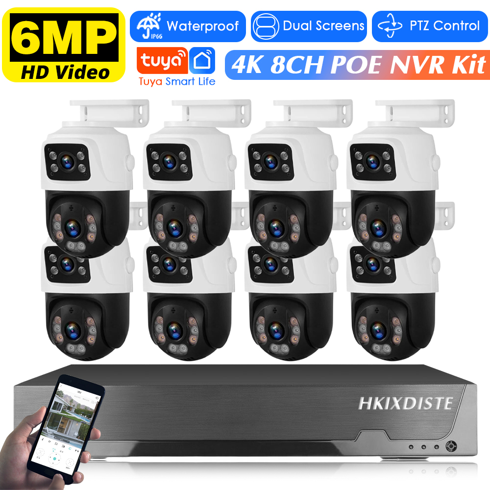 Smart Home Kits - Sistema de videovigilancia inteligente H.265, 8