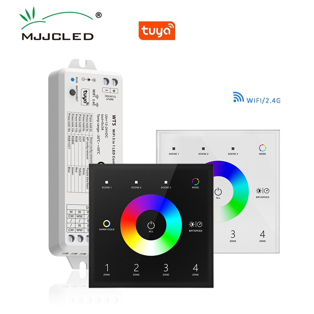 Wifi Led Dimmer - Controlador inteligente WT5 Tuya RGBCCT 12V