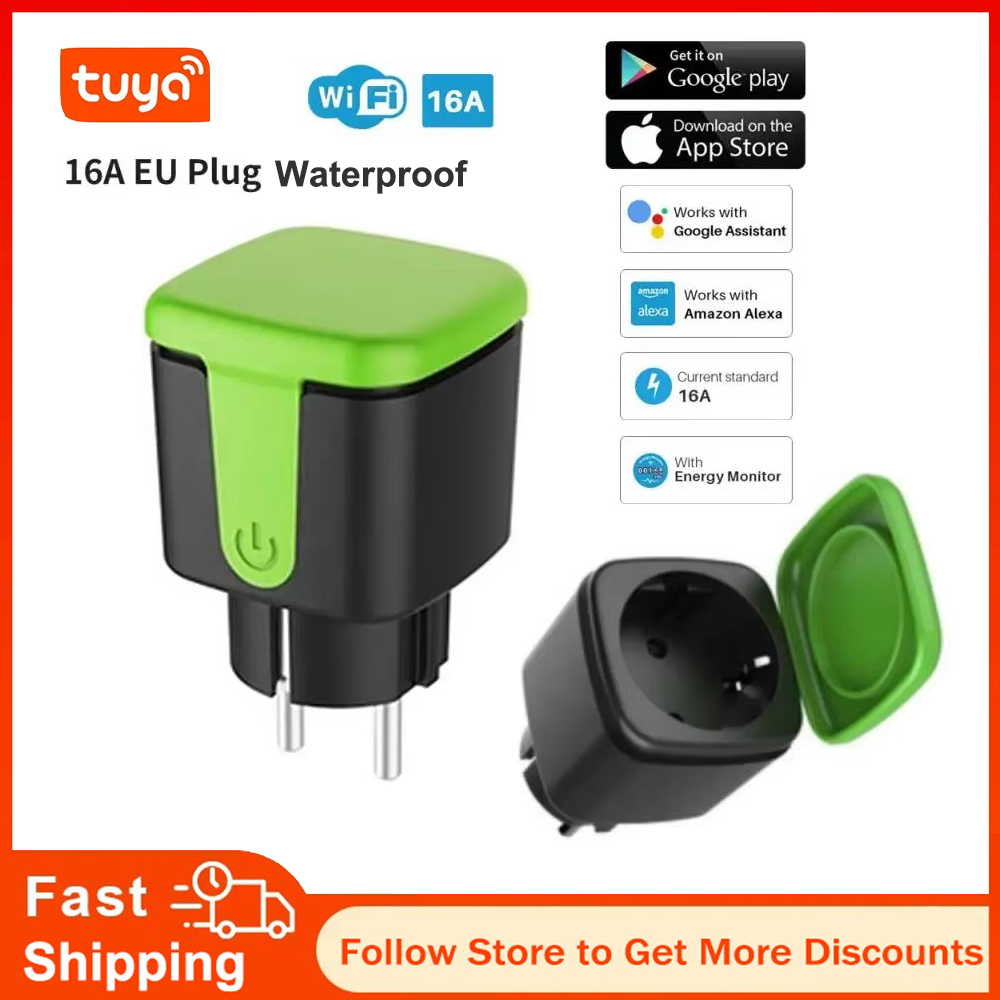 Smart Home Remote Control - Enchufe Inteligente WiFi Tuya EU 16A,