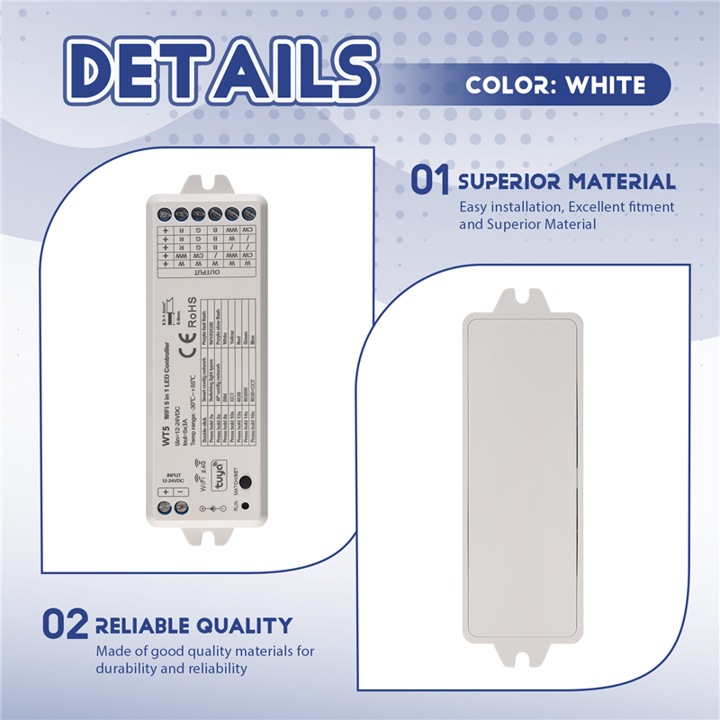 Controlador LED LICE-Tuya 5 en - Wifi Led Dimmer reseña y precio