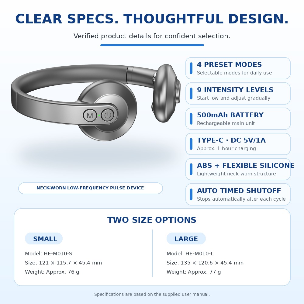 Masajeador de Cuello Inteligen - Smart Home Features reseña y precio