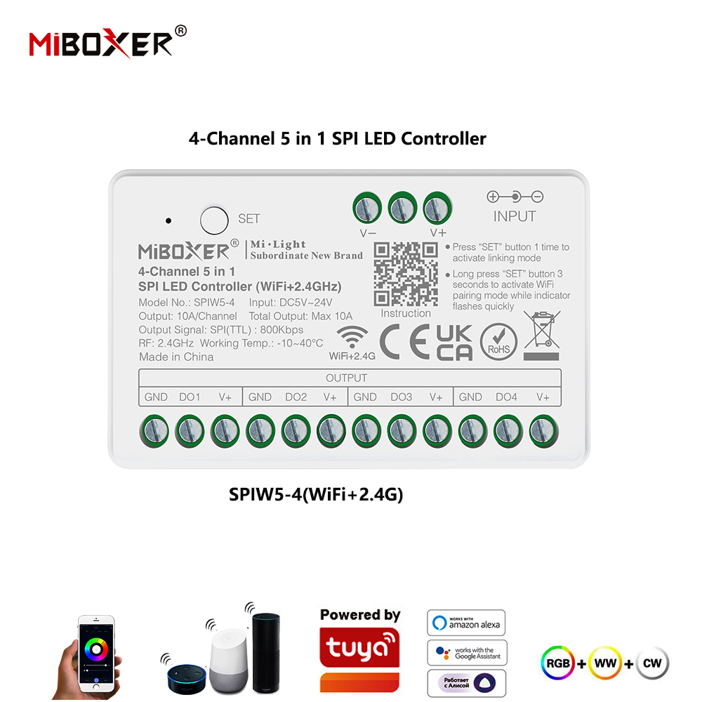 Controlador LED SPI Miboxer SP - Wifi Led Dimmer reseña y precio