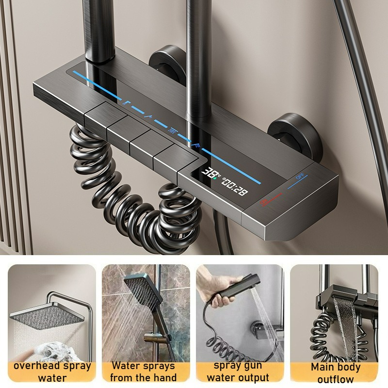 Juego de Ducha con Pantalla LE - Smart Home Kits reseña y precio
