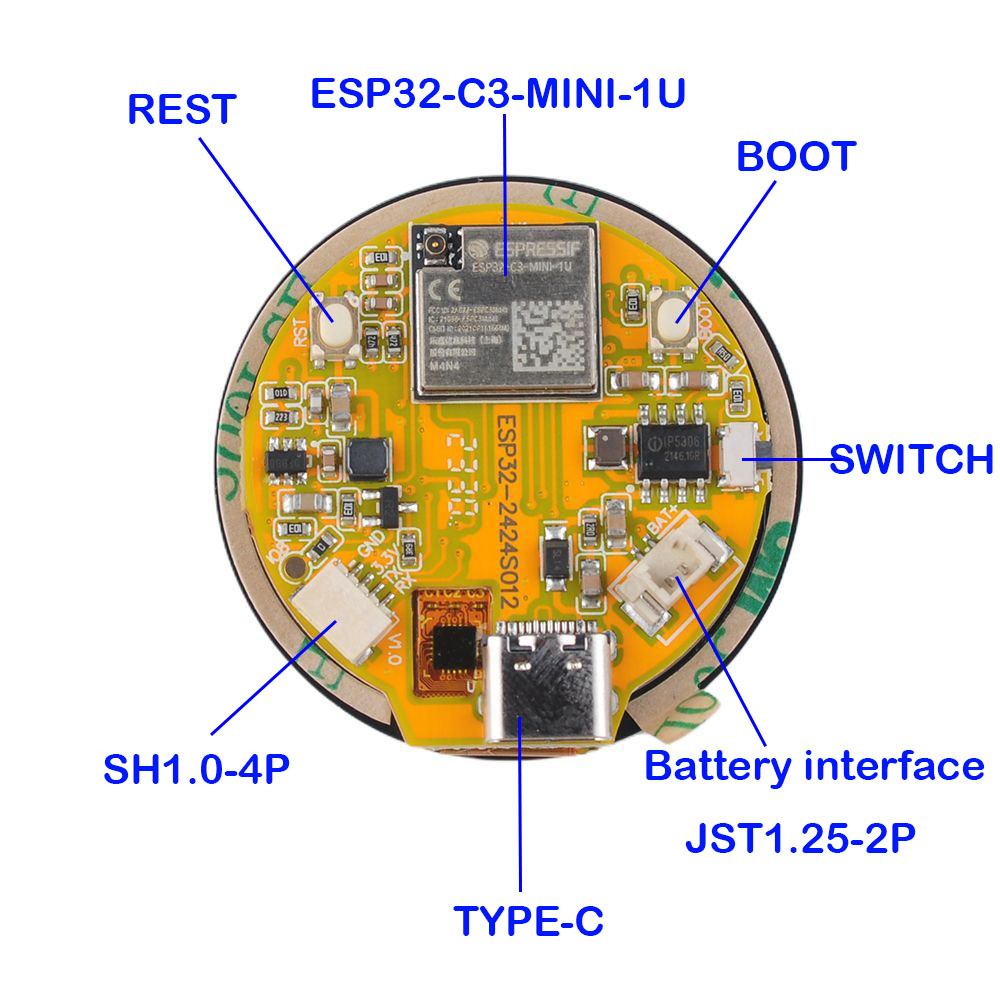 Pantalla ESP32 de 1,28 pulgada - Smart Home Features reseña y precio