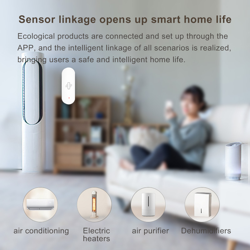 Sensor de vibración WiFi Tuya, - Smart Home Features reseña y precio