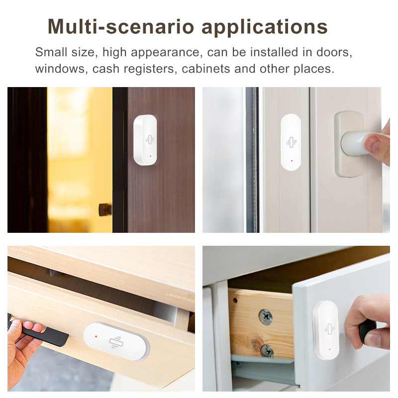 Sensor de vibración WiFi Tuya, - Smart Home Features reseña y precio