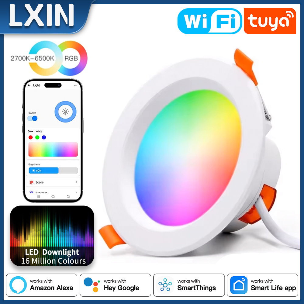 Lxin Tuya Downlight WIFI, Foco - Wifi Led Dimmer reseña y precio