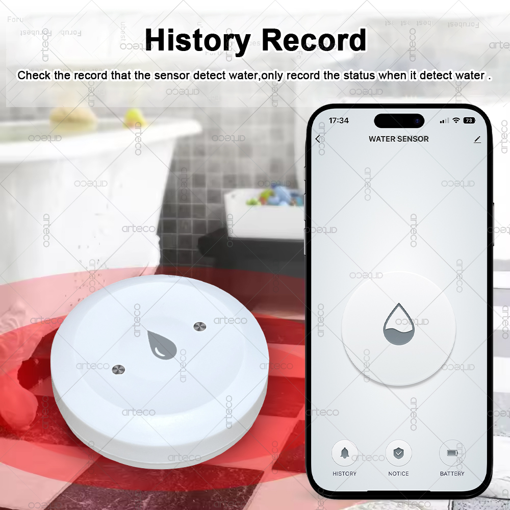 Tuya-Sensor de agua inteligent - Smart Home Features reseña y precio