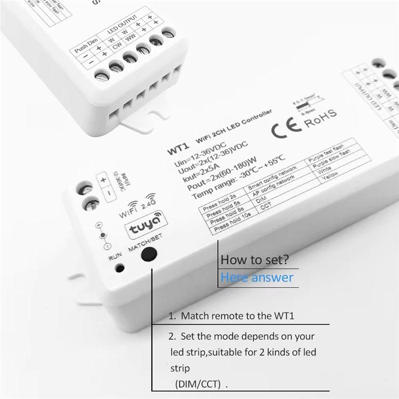 Kit de Controlador de Intensid - Wifi Led Dimmer reseña y precio