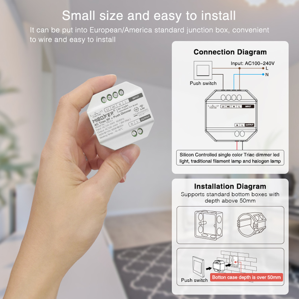 Controlador de intensidad de l - Wifi Led Dimmer reseña y precio