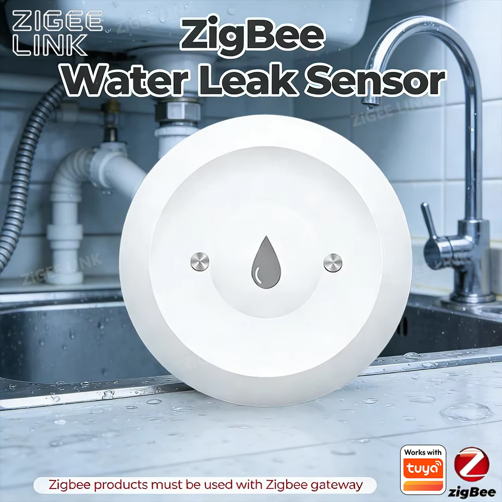 Sensor de Fugas de Agua Zigbee - Smart Home Features reseña y precio