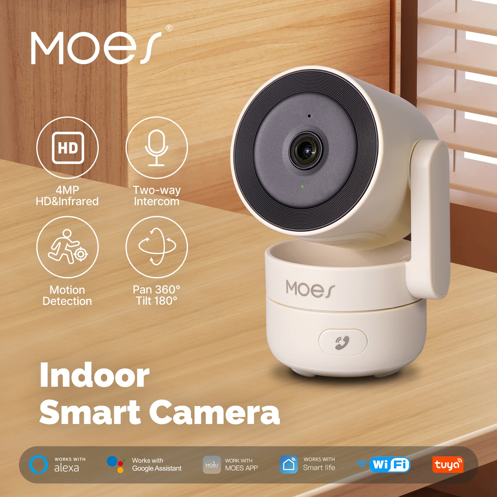 MOESTuya WiFi interior Pan/Til - Eufy Camera E220 reseña y precio