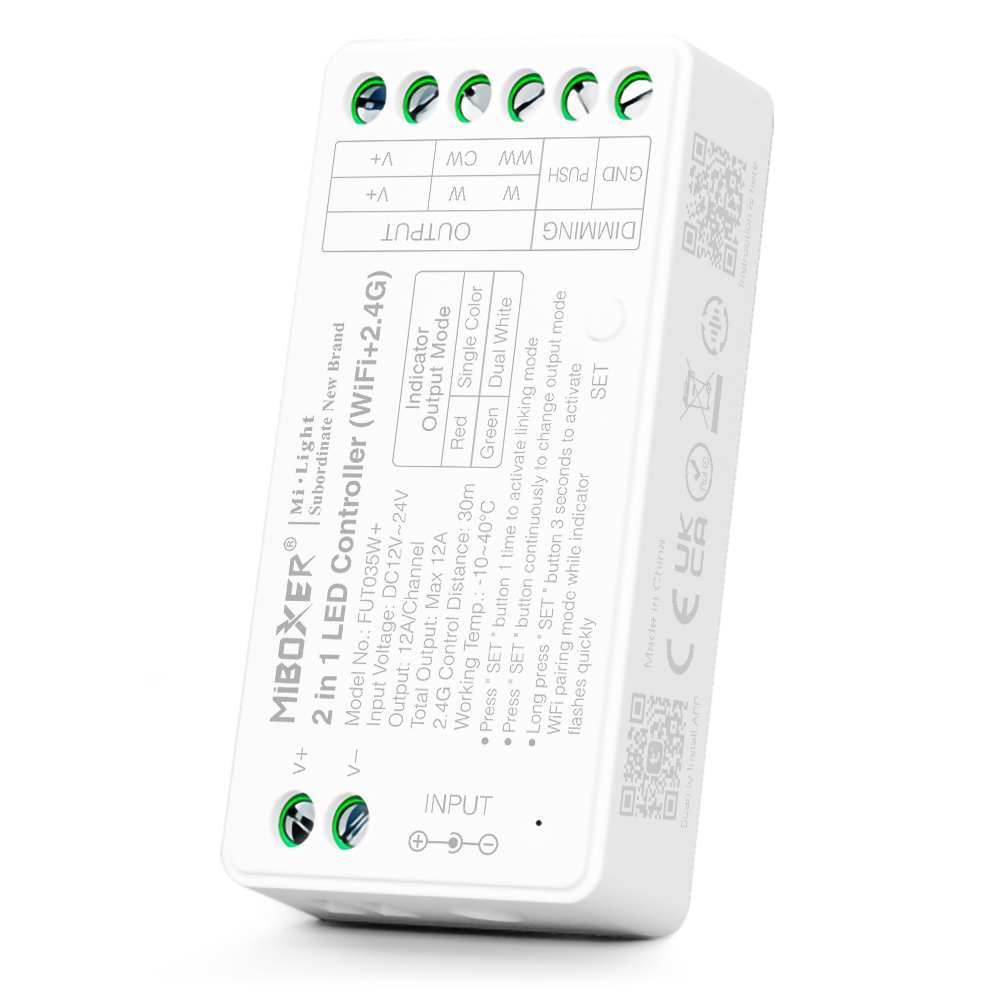 Miboxer FUT035W + 2 en 1 FUT03 - Wifi Led Dimmer reseña y precio