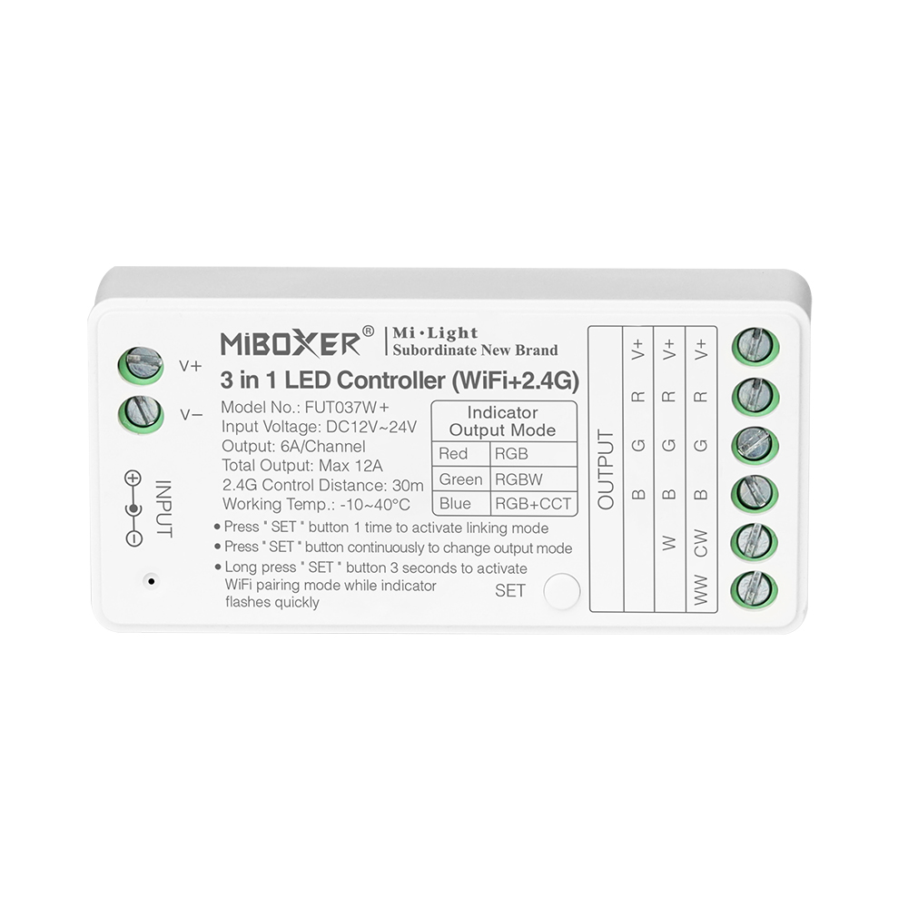 Miboxer FUT035W + 2 en 1 FUT03 - Wifi Led Dimmer reseña y precio