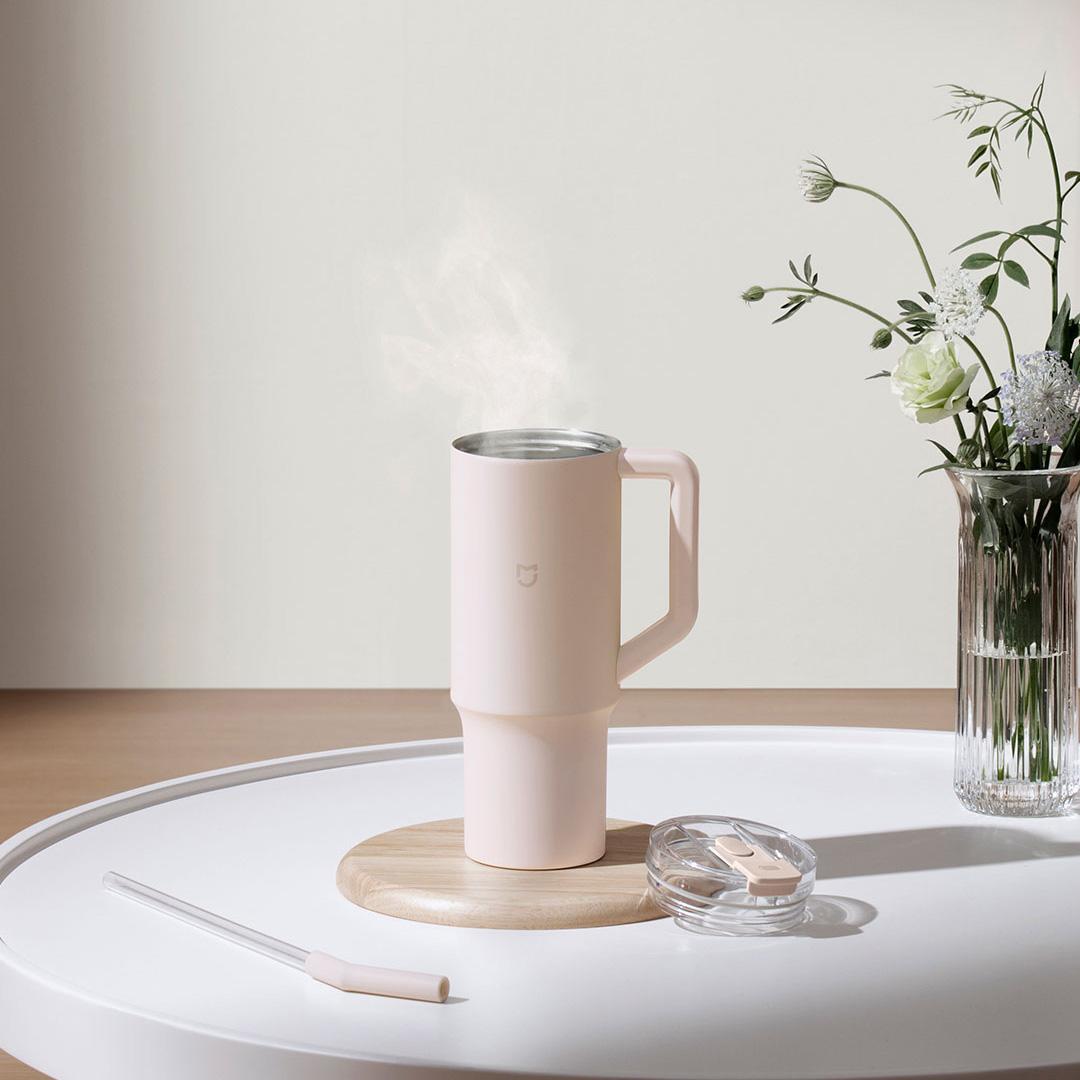 Xiaomi Mijia-taza con pajita i - Smart Home Xiaomi Devices reseña y precio