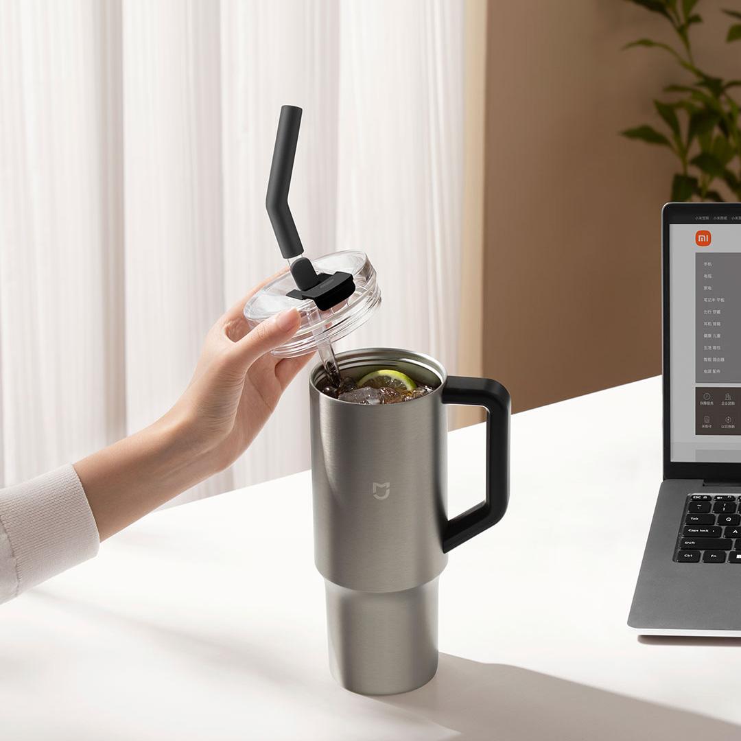 Xiaomi Mijia-taza con pajita i - Smart Home Xiaomi Devices reseña y precio