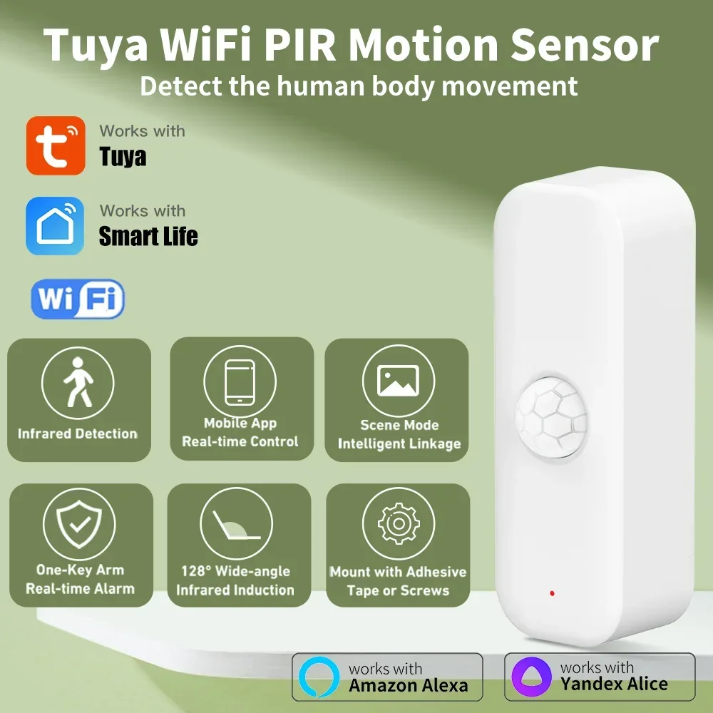 Tuya-Sensor de movimiento WiFI - Smart Home Features reseña y precio